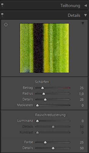 Einstellungen in Adobe Lightroom 4.4